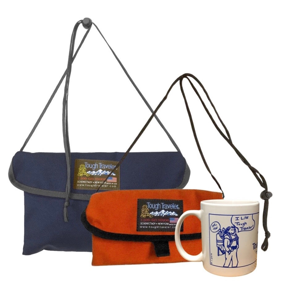 FLAP NECK POUCH Pouches, by Tough Traveler. Made in USA since 1970