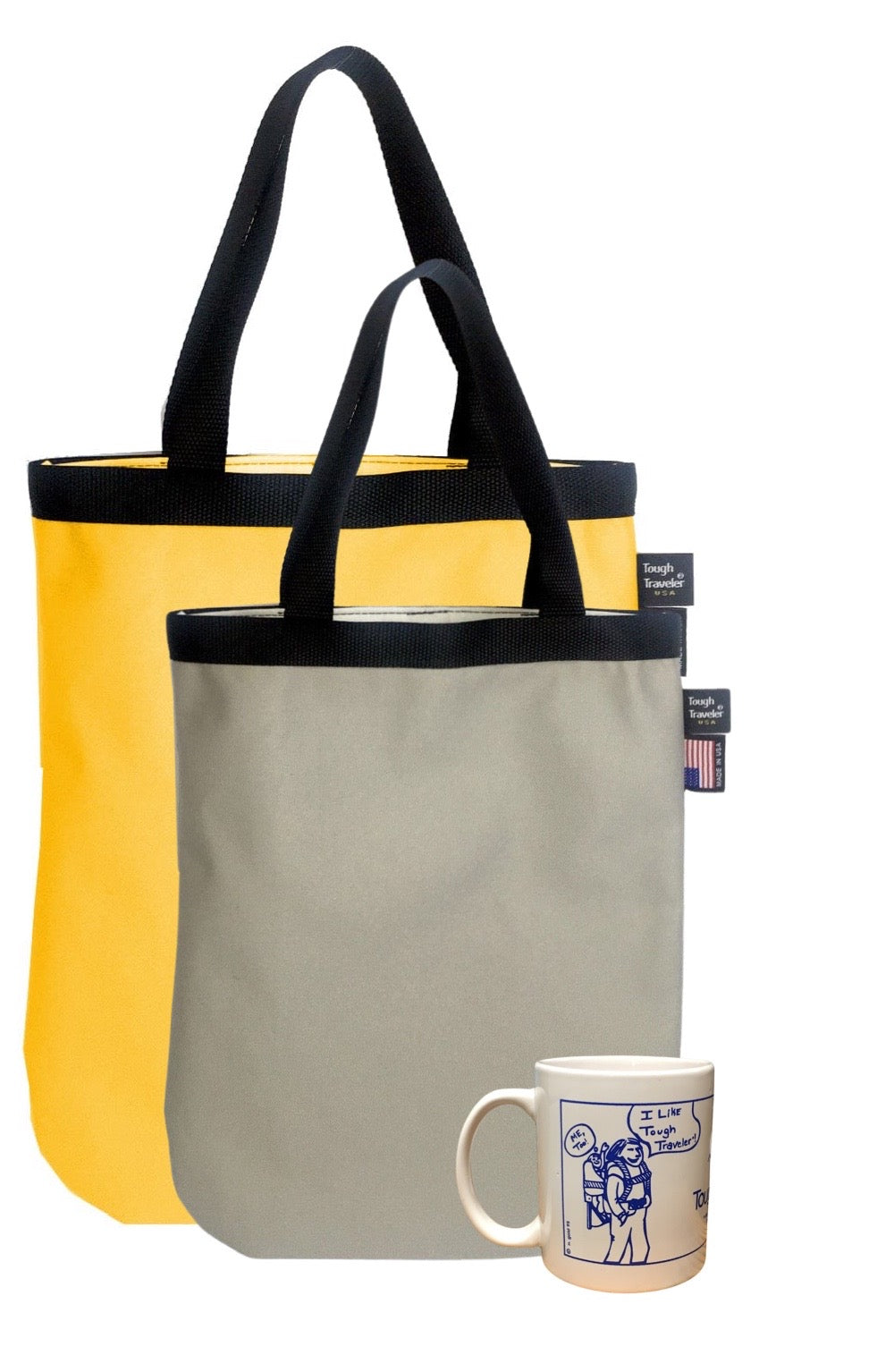 MIDDY TOTE Tote Bags, by Tough Traveler. Made in USA since 1970