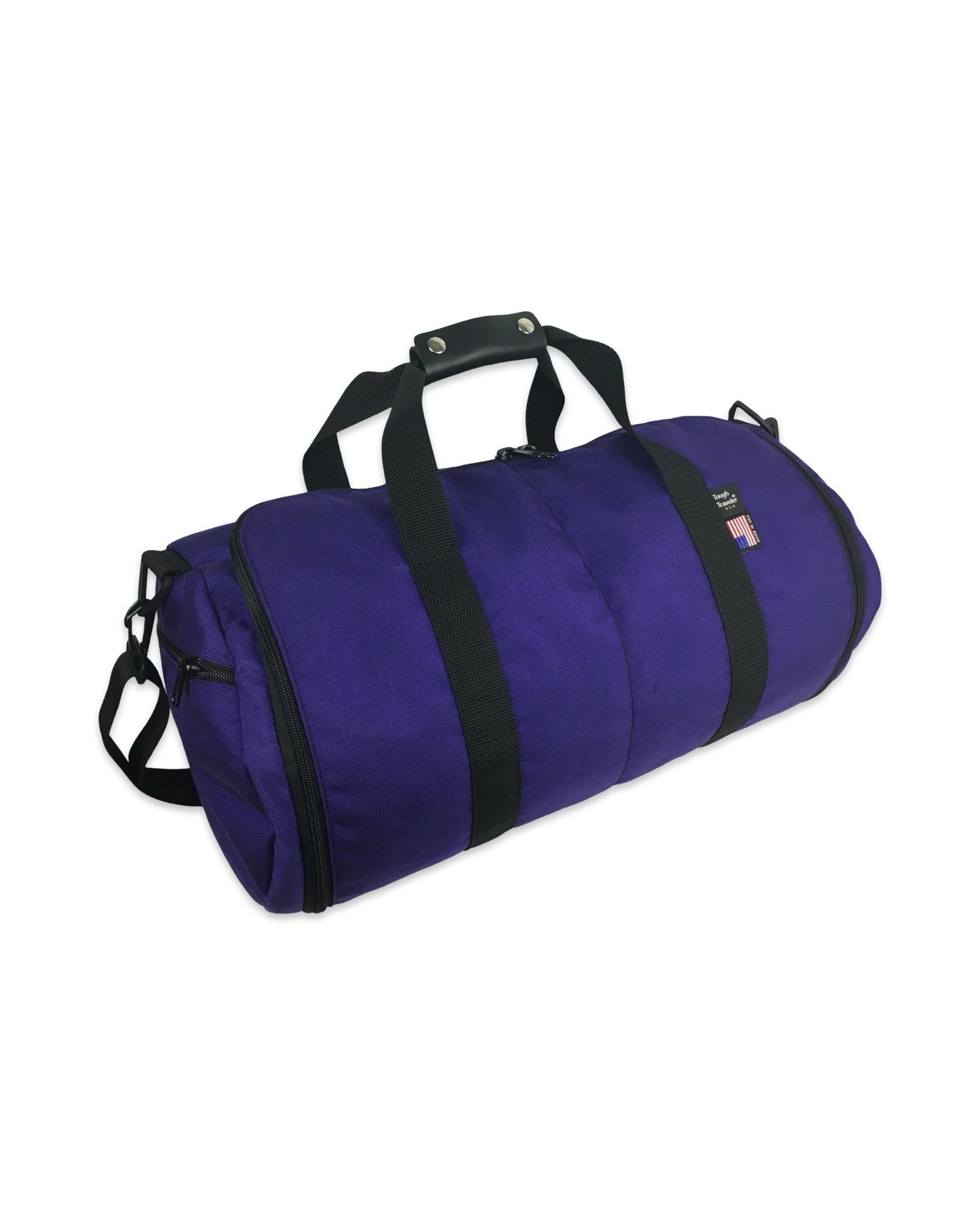 Made in USA garment bag that rolls up into a duffel