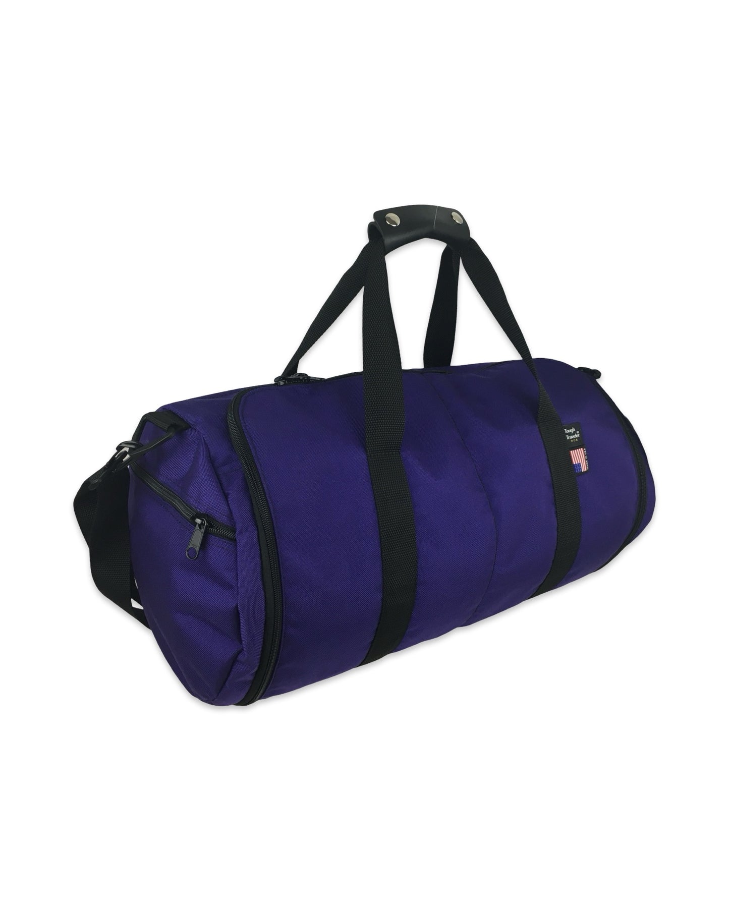 Made in USA garment bag that rolls up into a duffel