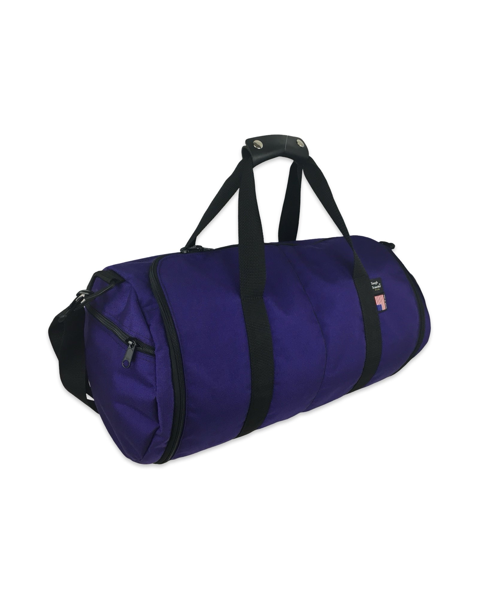 Made in USA garment bag that rolls up into a duffel