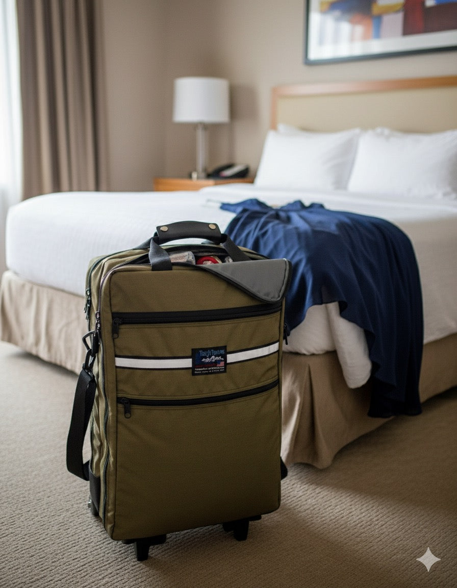 CYGNET Convertible Rolling Carry-On / Backpack Wheeled Bags | Made in USA | Tough Traveler