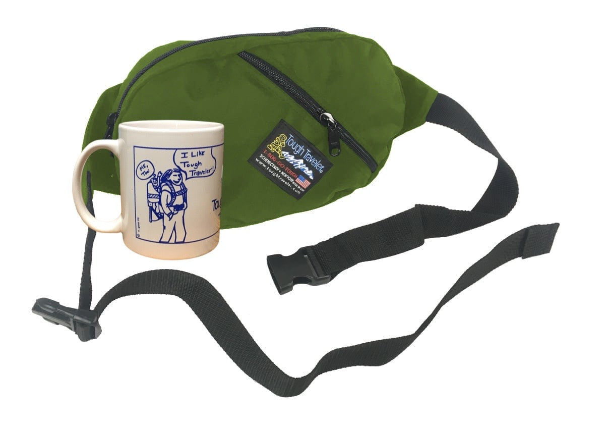OVAL WAIST PACK Cross-Body & Fanny Packs, by Tough Traveler. Made in USA since 1970