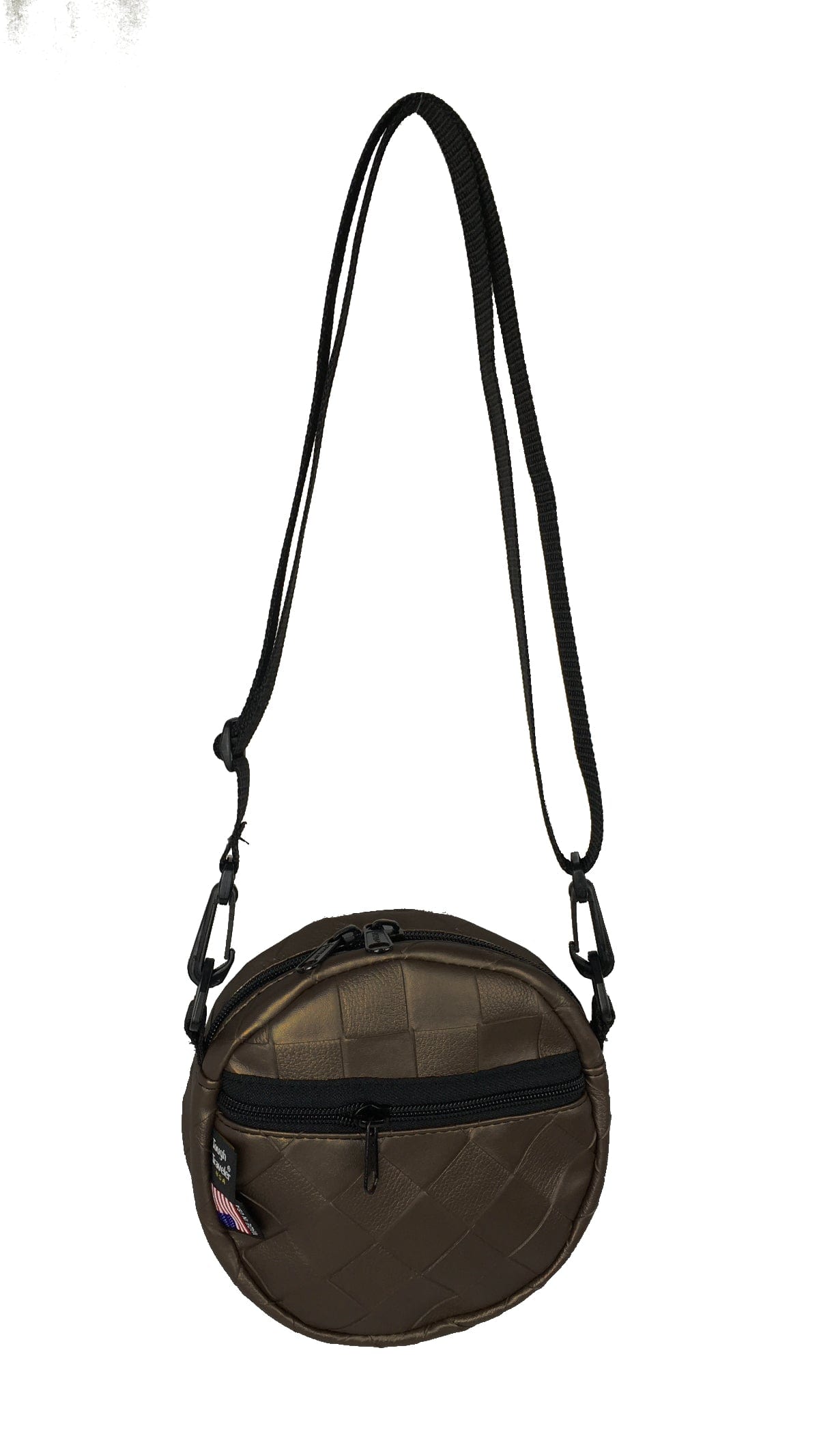 Fishbowl Bag Brown Leatherette