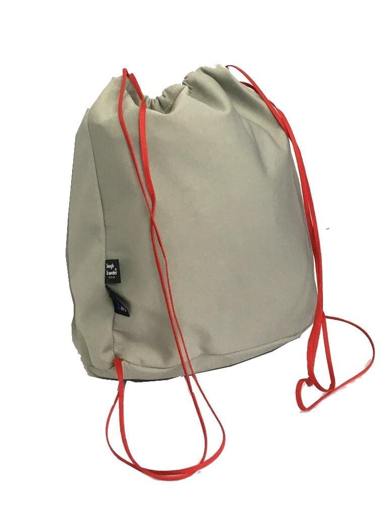 Virginia Drawstring Flap Backpack