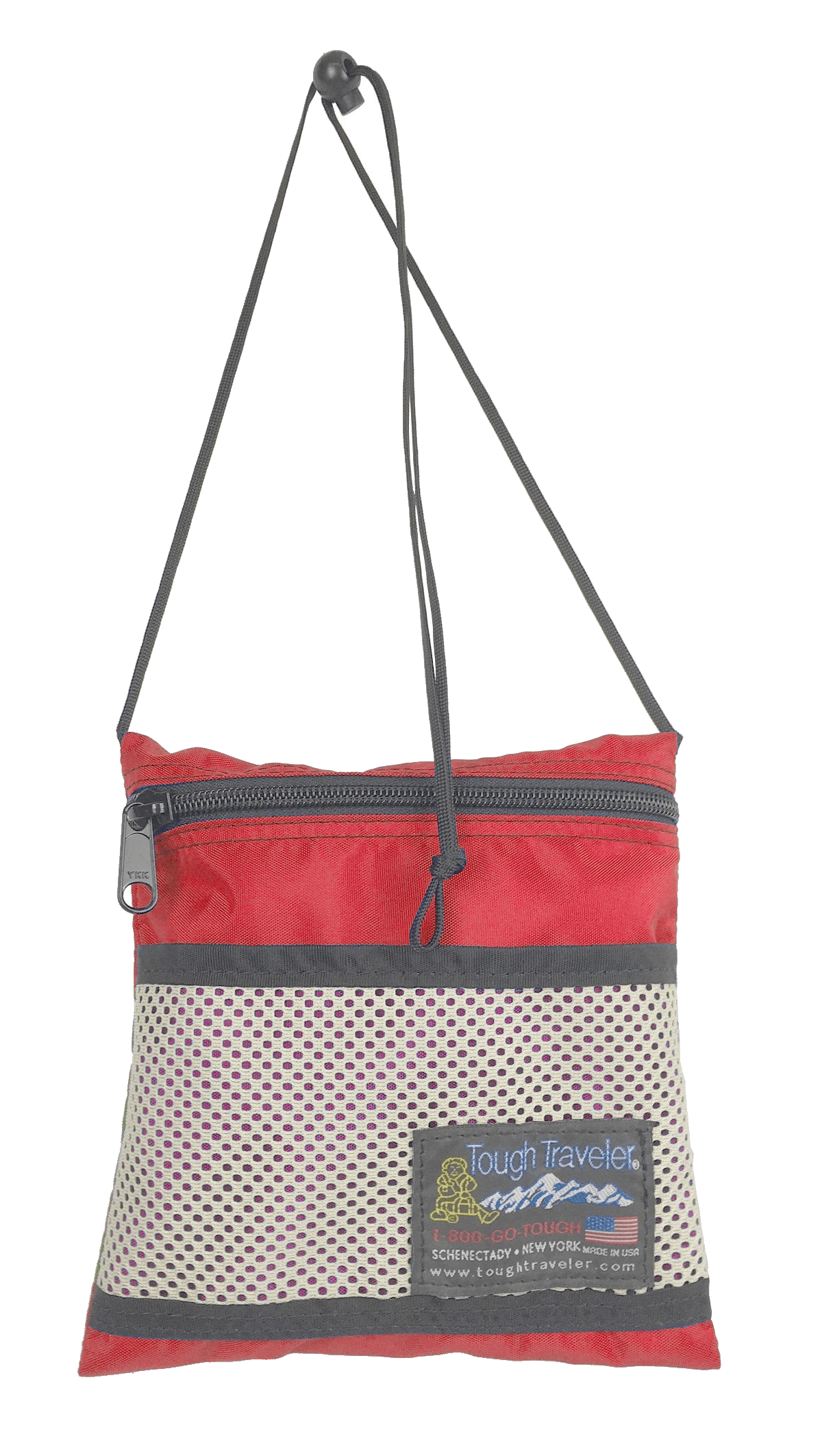 LARGE POUCH with MESH POCKET Pouches, by Tough Traveler. Made in USA since 1970