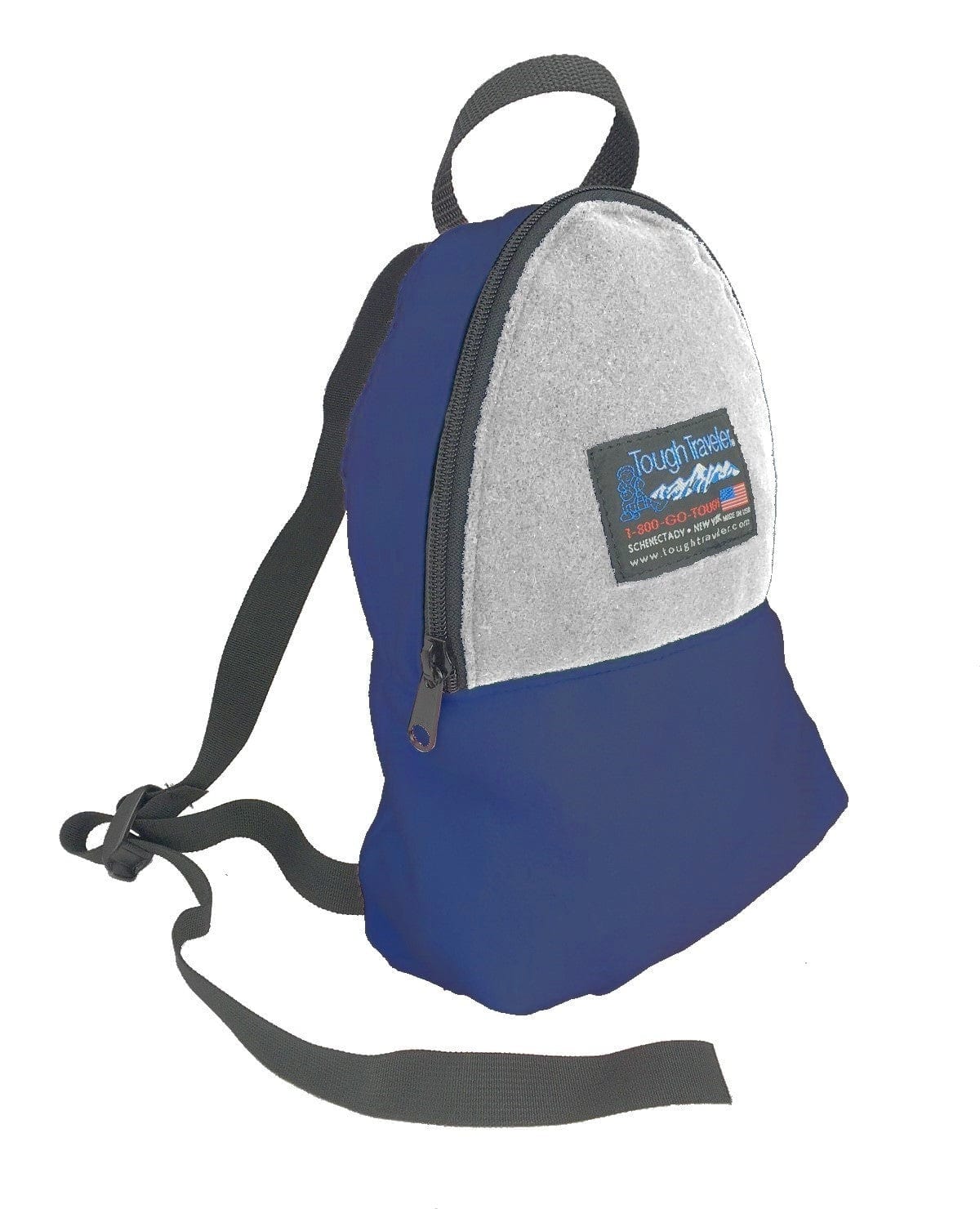 designer mini backpack purses PEANUT Mini Backpack Purse Navy/Grey