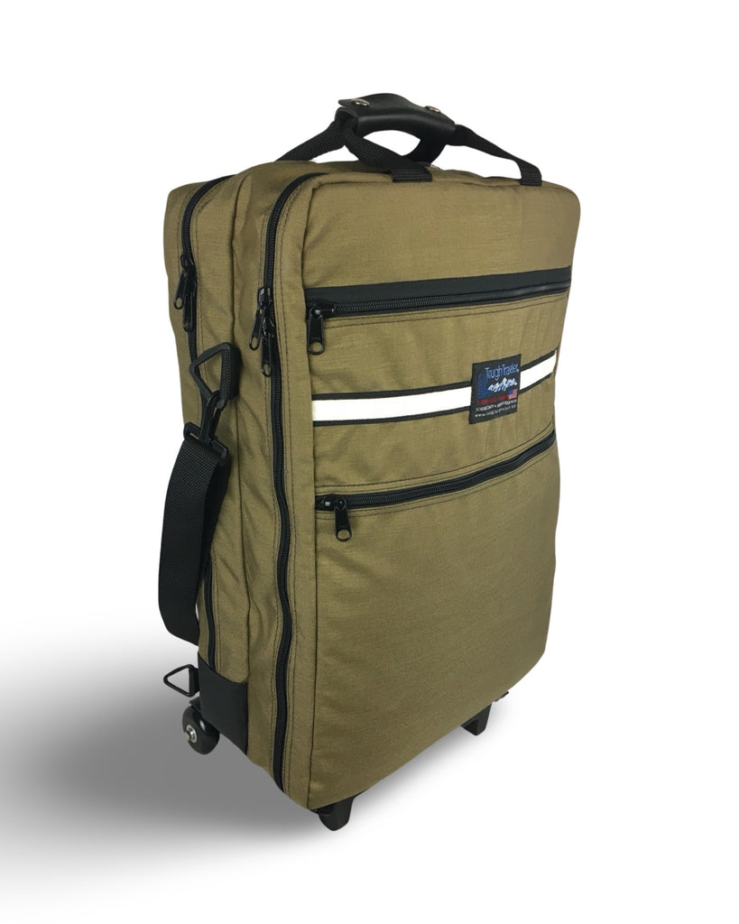 CYGNET Convertible Rolling Carry-On / Backpack Wheeled Bags, by Tough Traveler. Made in USA since 1970