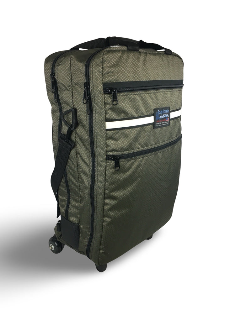 CYGNET Convertible Rolling Carry-On / Backpack Wheeled Bags, by Tough Traveler. Made in USA since 1970