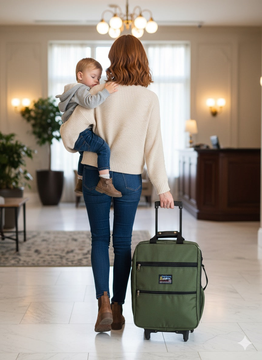 CLIPPER Wheeled Carry-On Carry-on Luggage | Made in USA | Tough Traveler