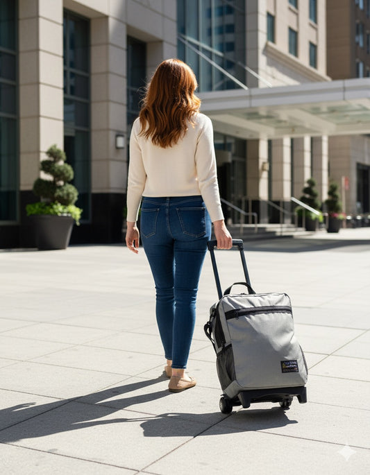 LITTLE FELLOW Rolling Carry-On