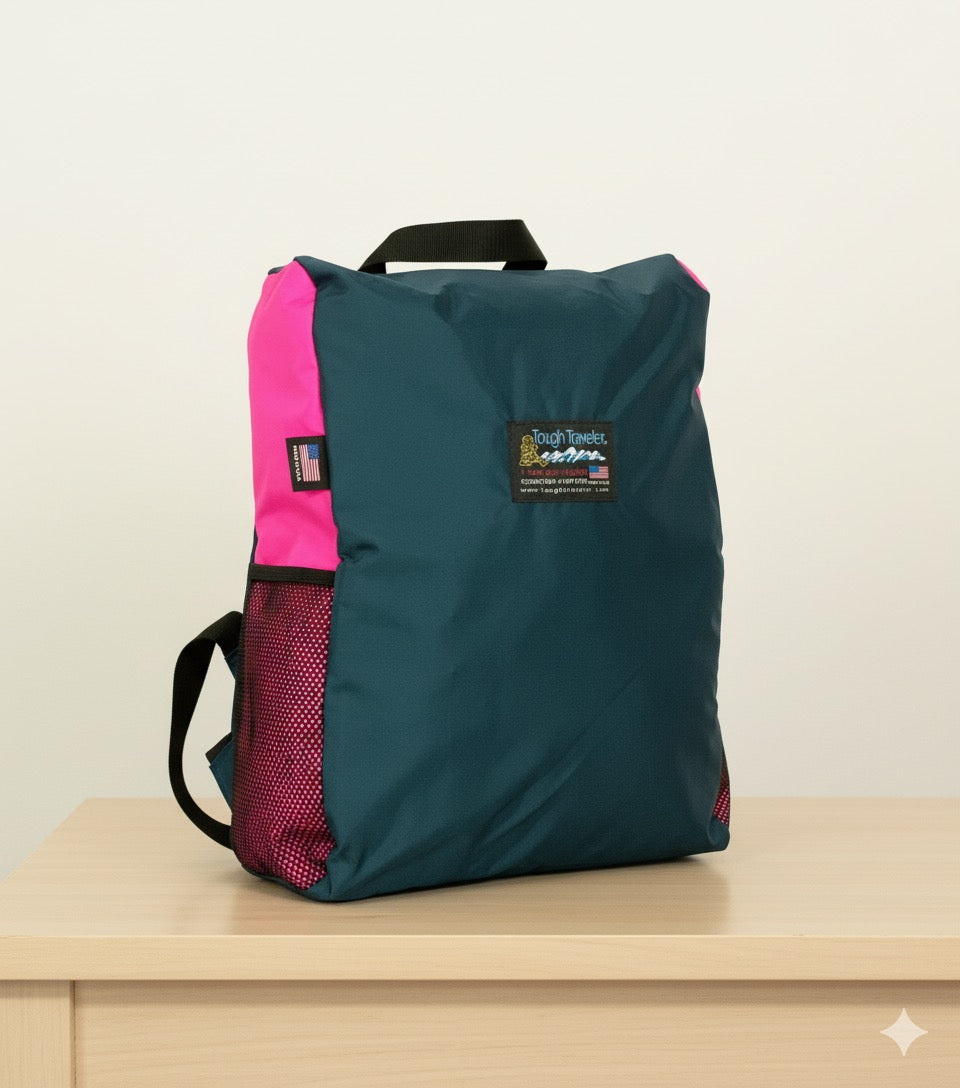 ZIPBACK BACKPACK Pink/Navy