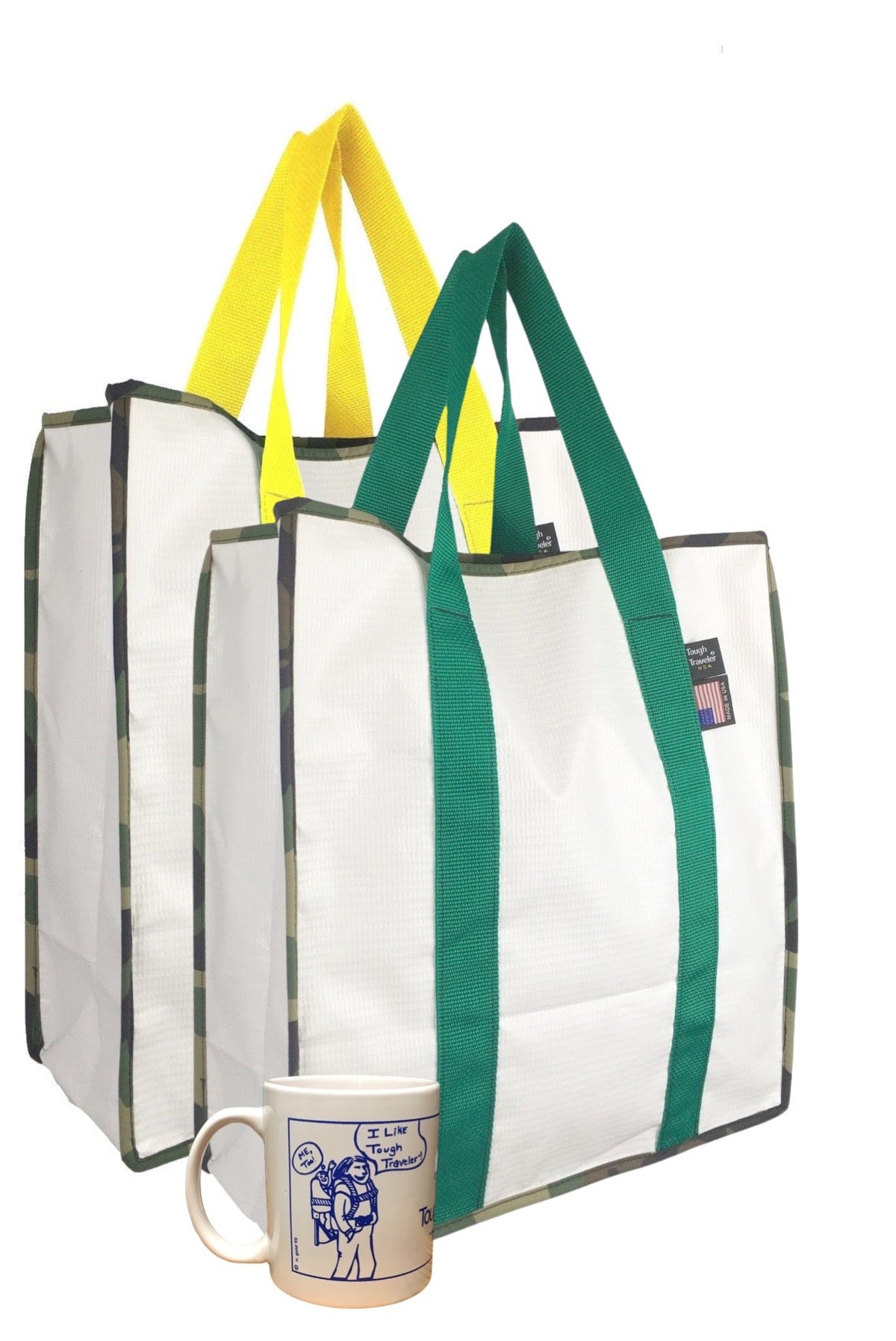 grocery tote school shopping kirkland travel bag canvas vinyl VINYL TOTE Large