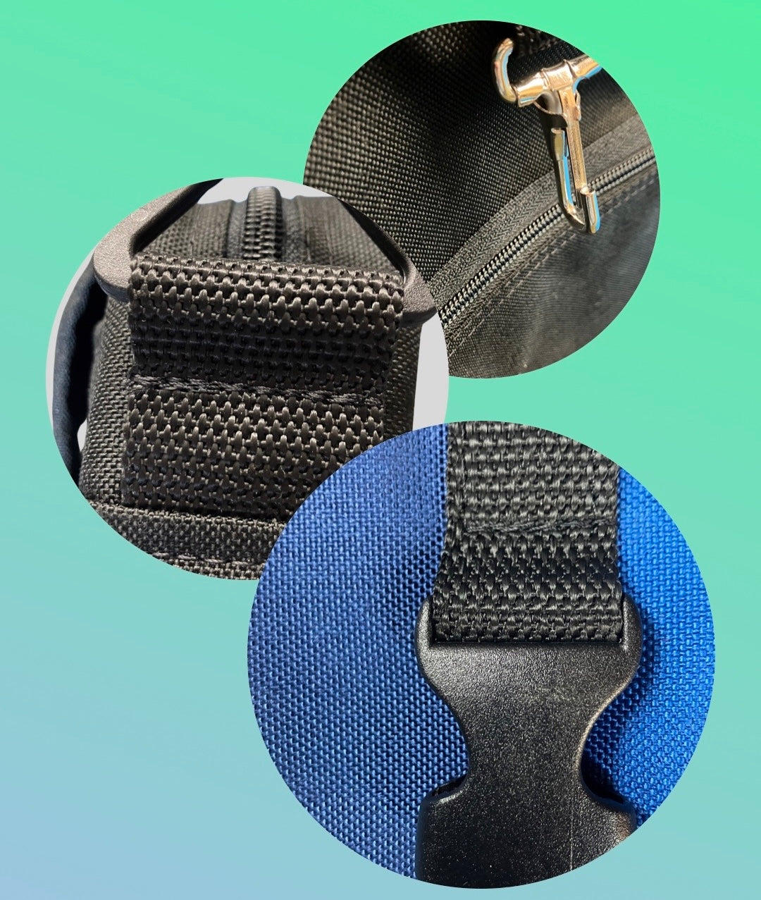 vertical travel pouch
