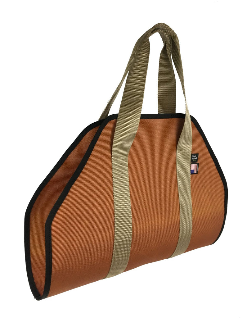 LOG CARRIER Tote Bags, by Tough Traveler. Made in USA since 1970