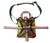 Tough Traveler Luggage Yellow/Clear Vinyl/Rainbow BOOK STRAP