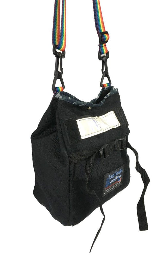 Tough Traveler Luggage Black/Camo/Rainbow CONVERT-O POCKETS