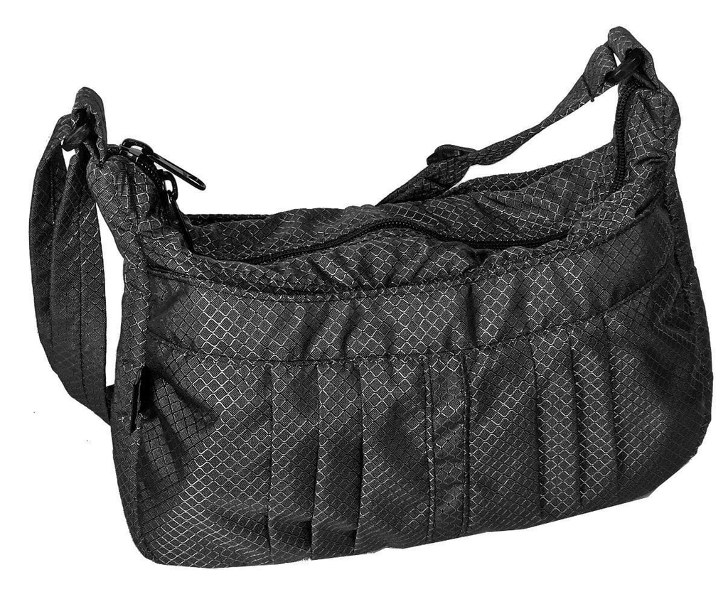 LV Alt. Black & White Speedy Small Duffle Crossbody Shoulder Bag Purse