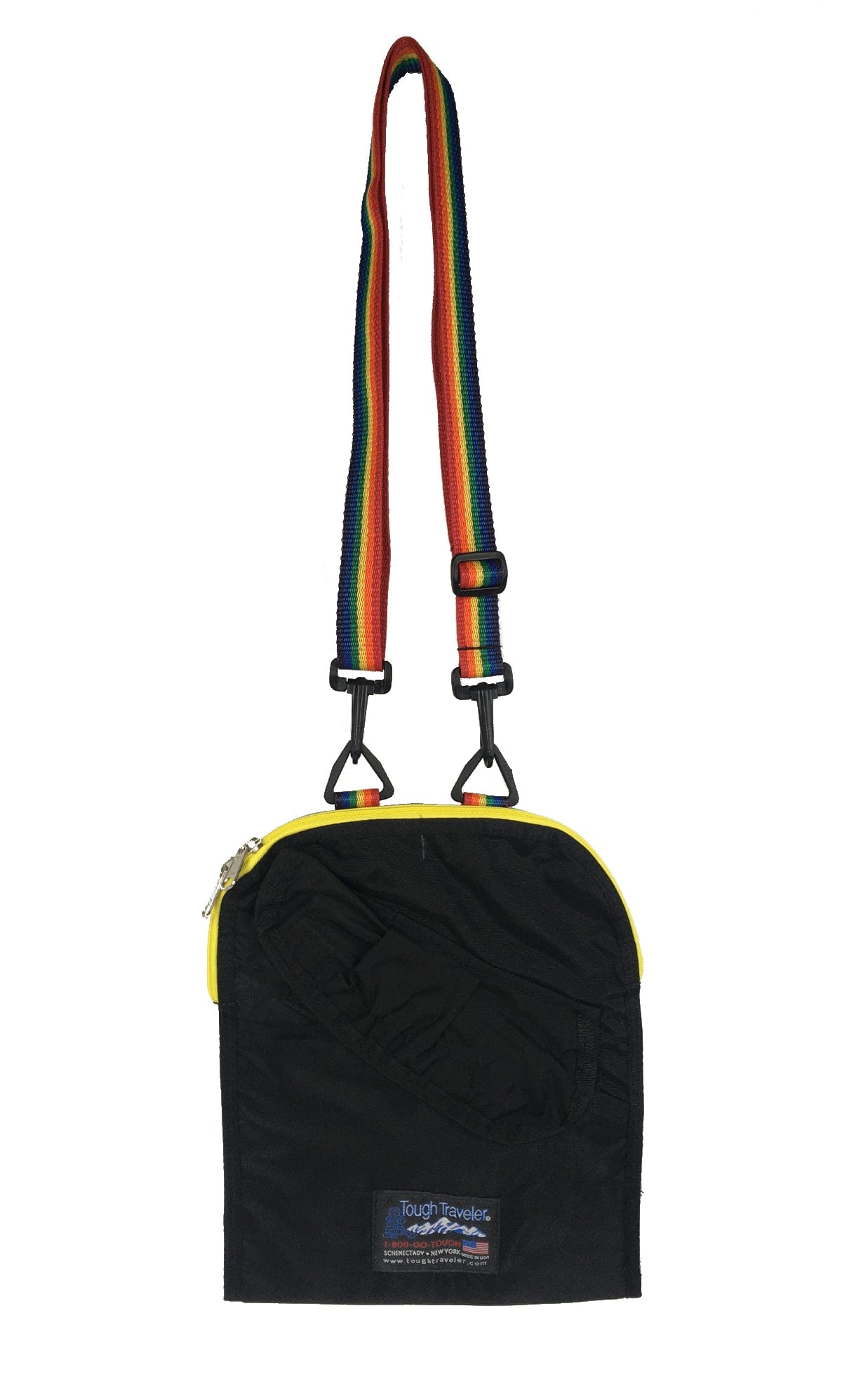 Black DAVID JONES Bag With Two Handles And Removable Shoulder Strap.