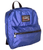 Blue backpack for elementary school made in USA
