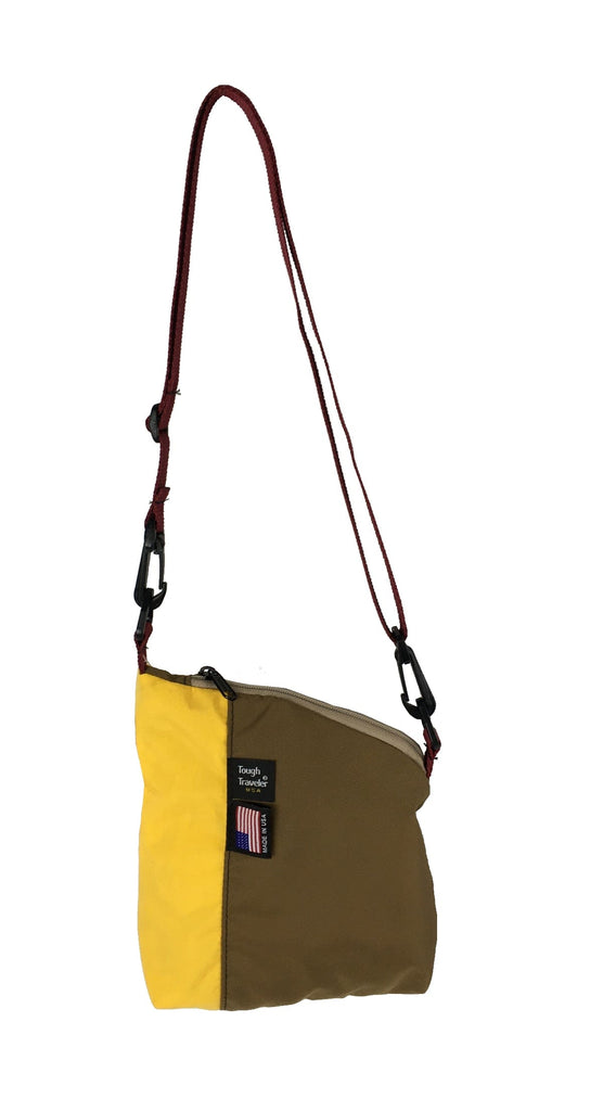 Tough Traveler Luggage Yellow/Coyote Shinny Shoulder Bag