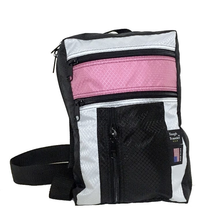 Tough Traveler Luggage White/Pink SUNDRA