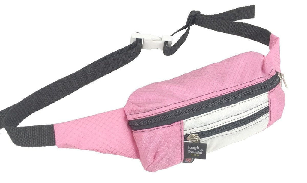 Tough Traveler Luggage Pink/White TOTAL WAIST PACK