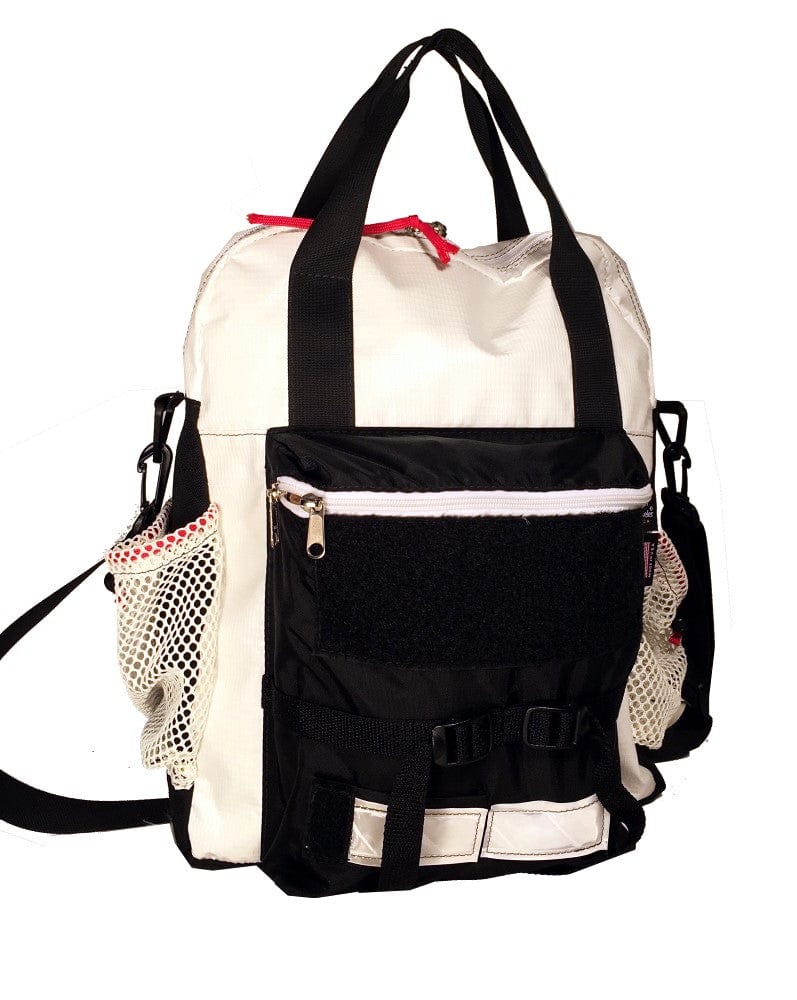 Tough Traveler Luggage White/Black TREKKER TOTE