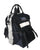 Tough Traveler Luggage Silver Diamond/Black TWO-FACED BAG