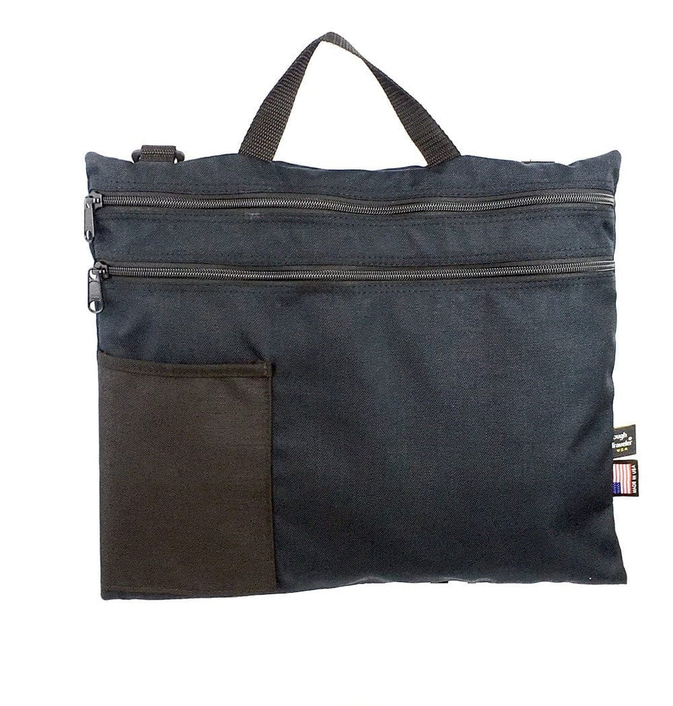 Tough Traveler Luggage Navy/Black TWO-POCKET BRIEF