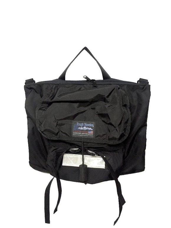 Tough Traveler Luggage Black V-MESSENGER
