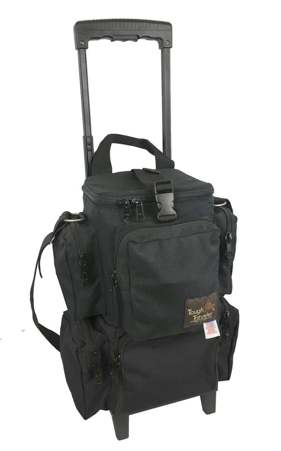Tough Traveler Luggage Black WHEELED 129
