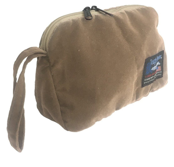 Tough Traveler Luggage Tan Microsuede WRIST BAG